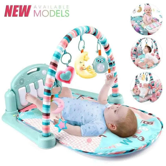  Baby Fitness Stand Music Play Gym Activity Toys Newborn Piano Crawling Blanket Pedal Game Pad Early Education 0-36 Months Gifts -  ToylandEU™
