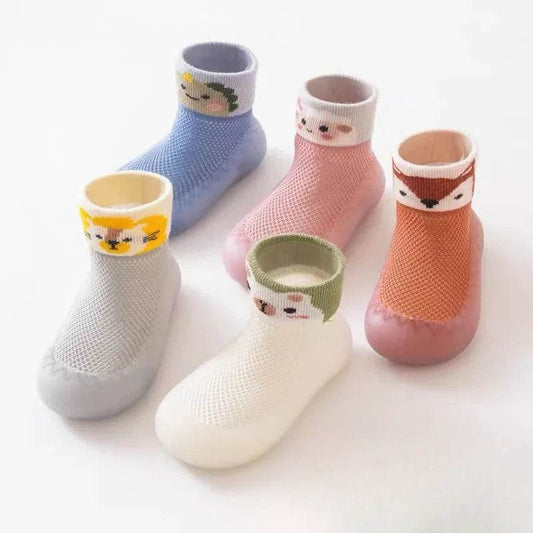 Baby Floor Shoes Socks Indoor Soft Soled Anti Slip Spring and Summer Thin Baby Walking Shoes - ToylandEU