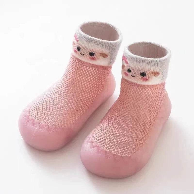 Baby Floor Shoes Socks Indoor Soft Soled Anti Slip Spring and Summer Thin Baby Walking Shoes - ToylandEU