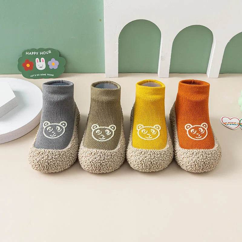 Baby Floor Socks Shoes Anti Slip Baby Walking Shoes Cartoon Soft Soled Socks - ToylandEU