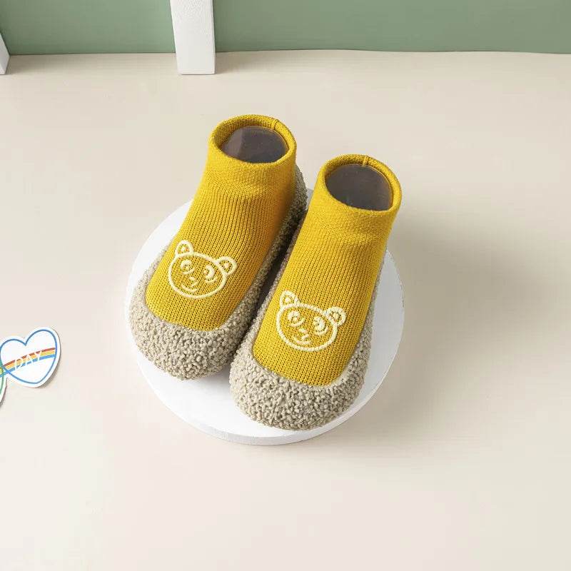 Baby Floor Socks Shoes Anti Slip Baby Walking Shoes Cartoon Soft Soled Socks - ToylandEU