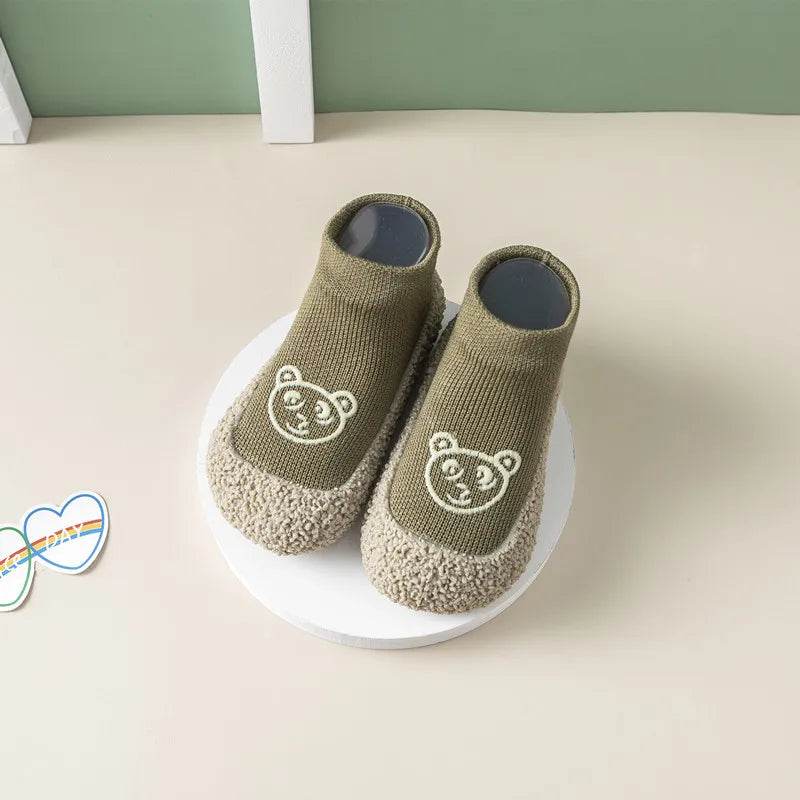Baby Floor Socks Shoes Anti Slip Baby Walking Shoes Cartoon Soft Soled Socks - ToylandEU