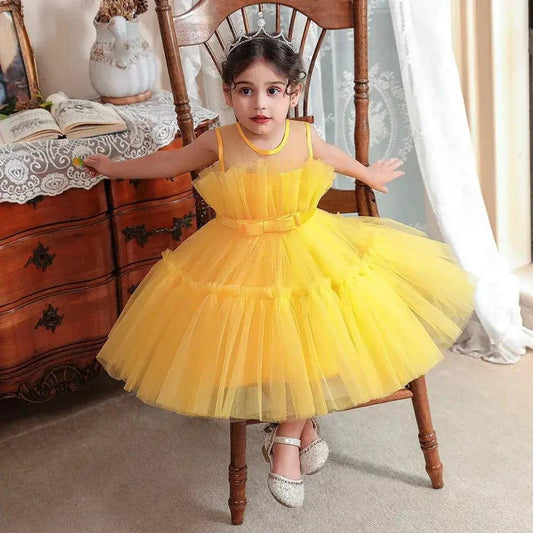  Baby Girl Baptism Dress Fluffy Birthday Celebration -  ToylandEU™