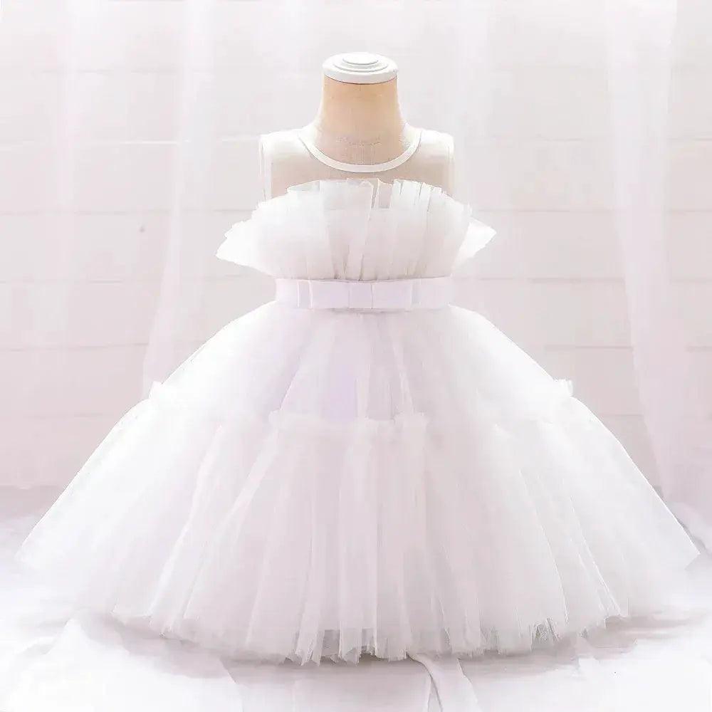  Baby Girl Baptism Dress Fluffy Birthday Celebration -  ToylandEU™