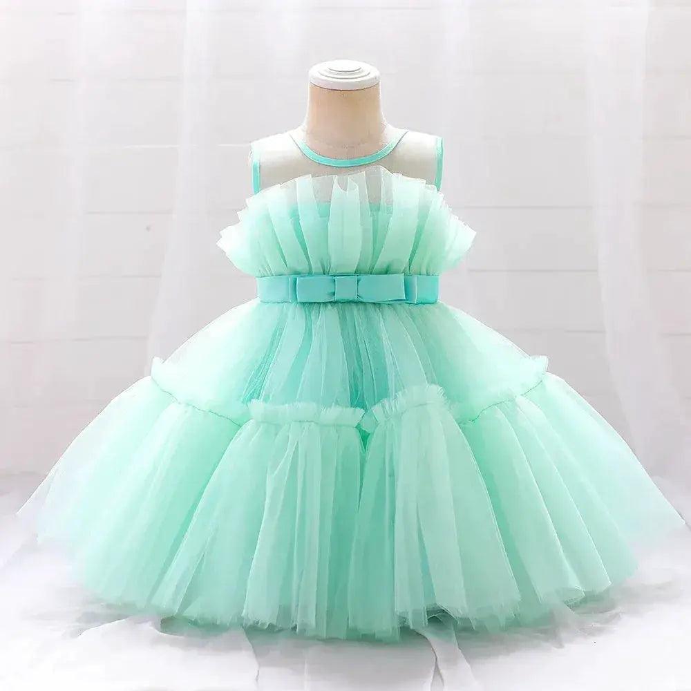  Baby Girl Baptism Dress Fluffy Birthday Celebration -  ToylandEU™