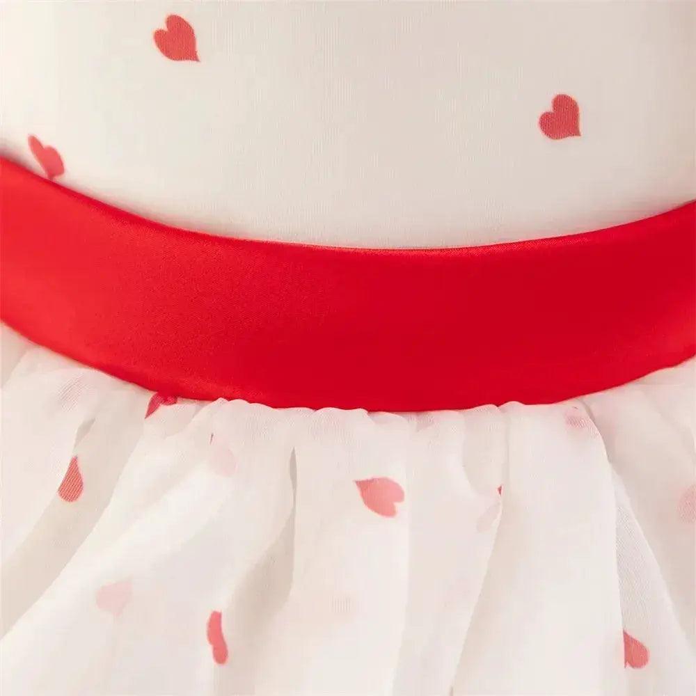  Baby Girl Dress Princess With Dots Bow Puff Sleeves -  ToylandEU™
