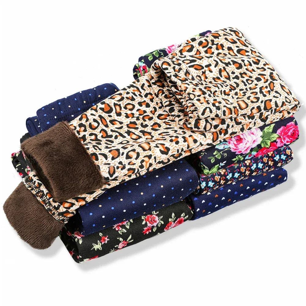 Baby Girl Leggings Warm Velvet Thermal Pants For Winter - ToylandEU