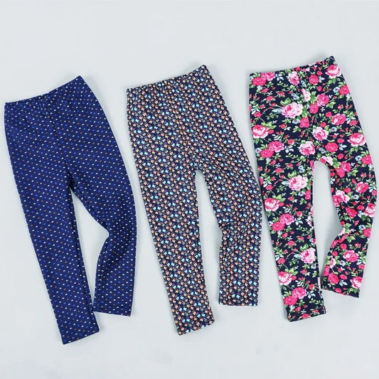 Baby Girl Leggings Warm Velvet Thermal Pants For Winter - ToylandEU