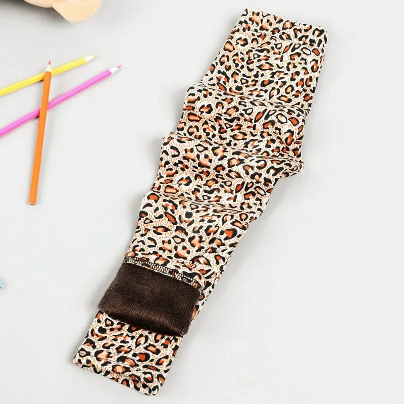 Baby Girl Leggings Warm Velvet Thermal Pants For Winter - ToylandEU