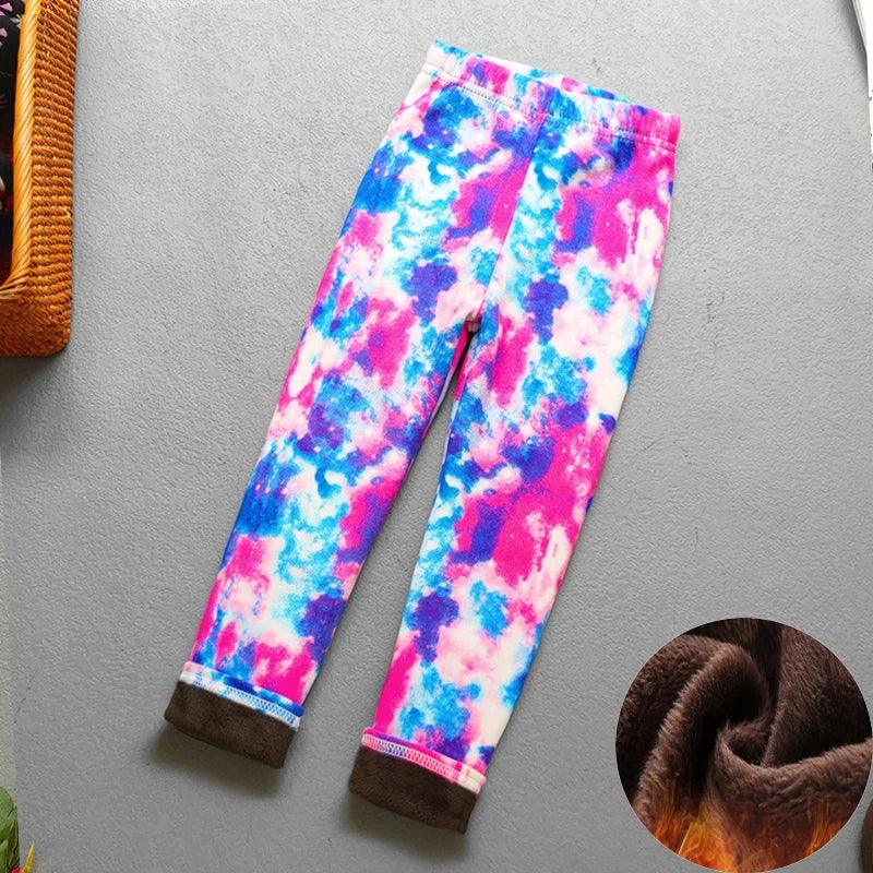 Baby Girl Leggings Warm Velvet Thermal Pants For Winter - ToylandEU