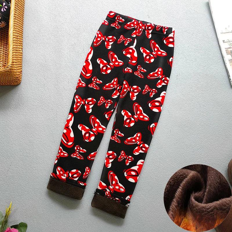 Baby Girl Leggings Warm Velvet Thermal Pants For Winter - ToylandEU