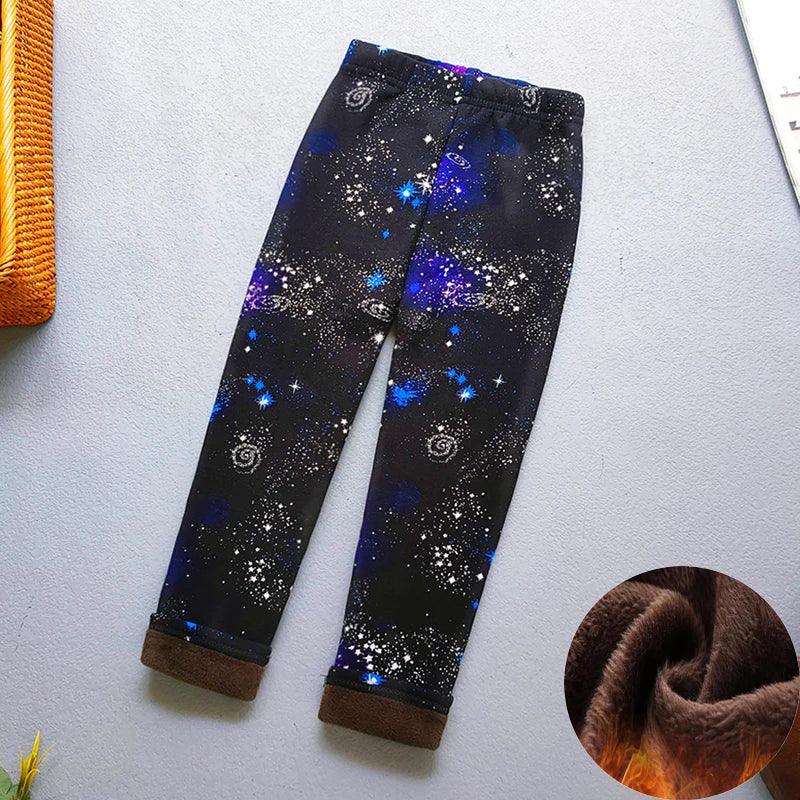 Baby Girl Leggings Warm Velvet Thermal Pants For Winter - ToylandEU
