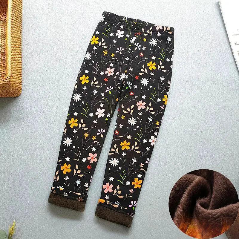  Baby Girl Leggings Warm Velvet Thermal Pants Winter -  ToylandEU™