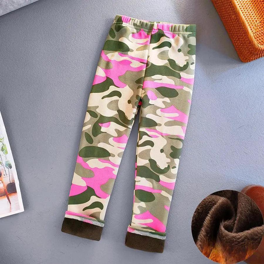  Baby Girl Leggings Warm Velvet Thermal Pants Winter -  ToylandEU™