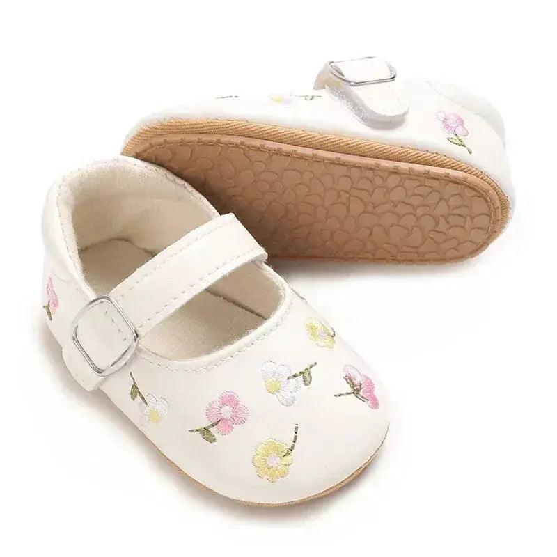  Baby Girl Mary Jane Flats Soft PU Leather Non Slip Sole -  ToylandEU™
