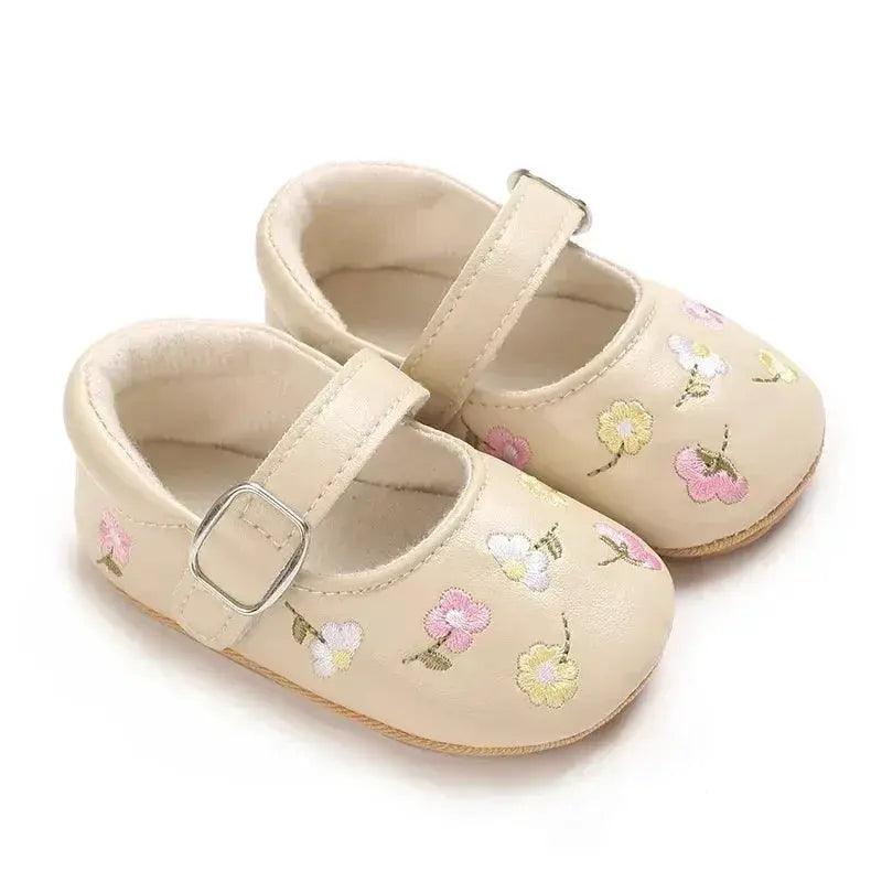  Baby Girl Mary Jane Flats Soft PU Leather Non Slip Sole -  ToylandEU™