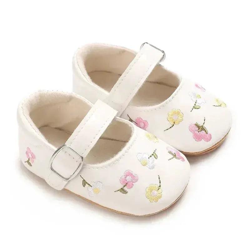  Baby Girl Mary Jane Flats Soft PU Leather Non Slip Sole -  ToylandEU™