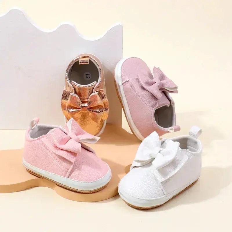  Baby Girl Shoes Non Slip Soft PU Prewalking Comfort -  ToylandEU™