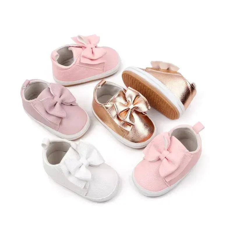  Baby Girl Shoes Non Slip Soft PU Prewalking Comfort -  ToylandEU™