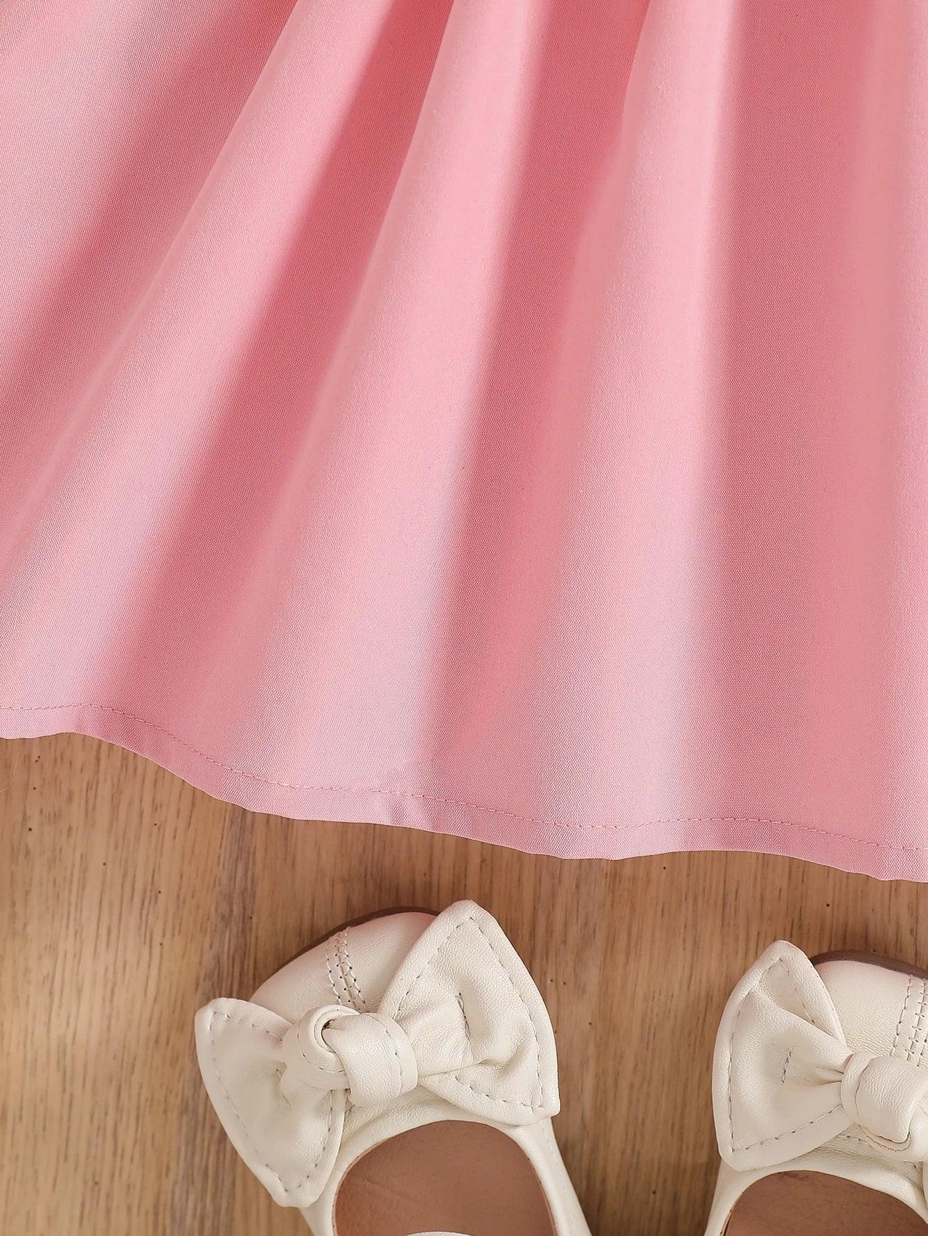 Baby Girl Summer Dress And Headband Set With Bow Pattern - ToylandEU