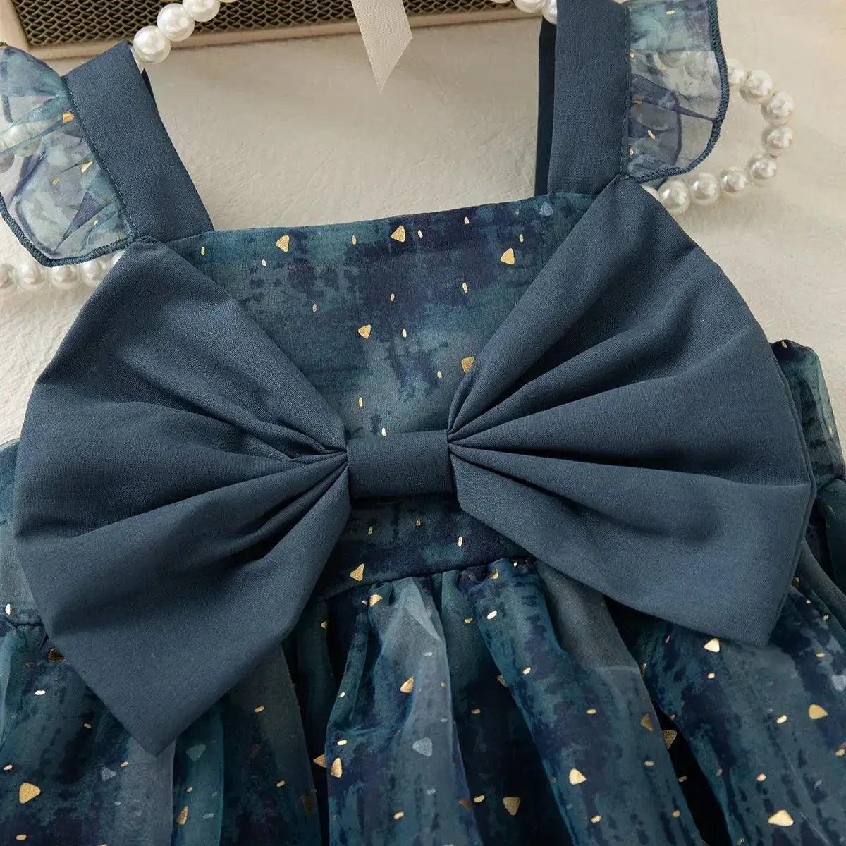  Baby Girl Tulle Dress Sequined Bow Shine - CN Zhejiang -  ToylandEU™