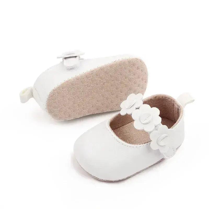  Baby Girls Waterproof Pu Leather First Walkers Shoes Soft -  ToylandEU™