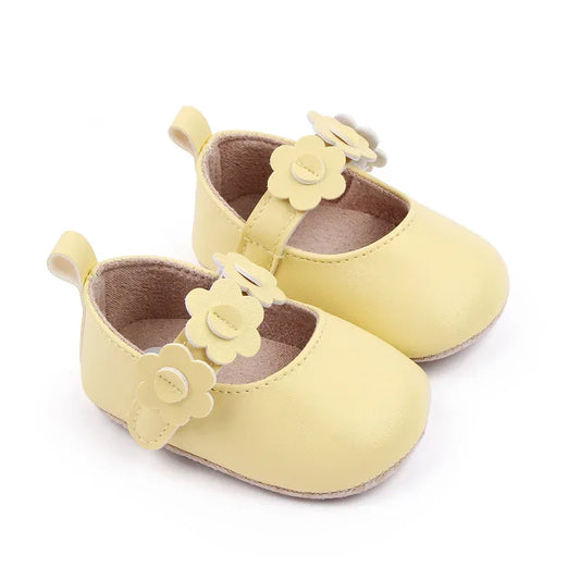 Baby Girls Waterproof Pu Leather First Walkers Shoes - ToylandEU