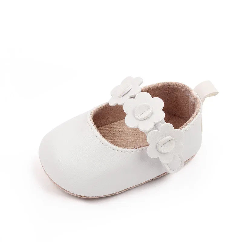 Baby Girls Waterproof Pu Leather First Walkers Shoes - ToylandEU