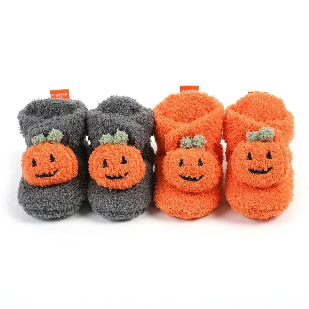  Baby Halloween Pumpkin Booties First Walkers Winter -  ToylandEU™
