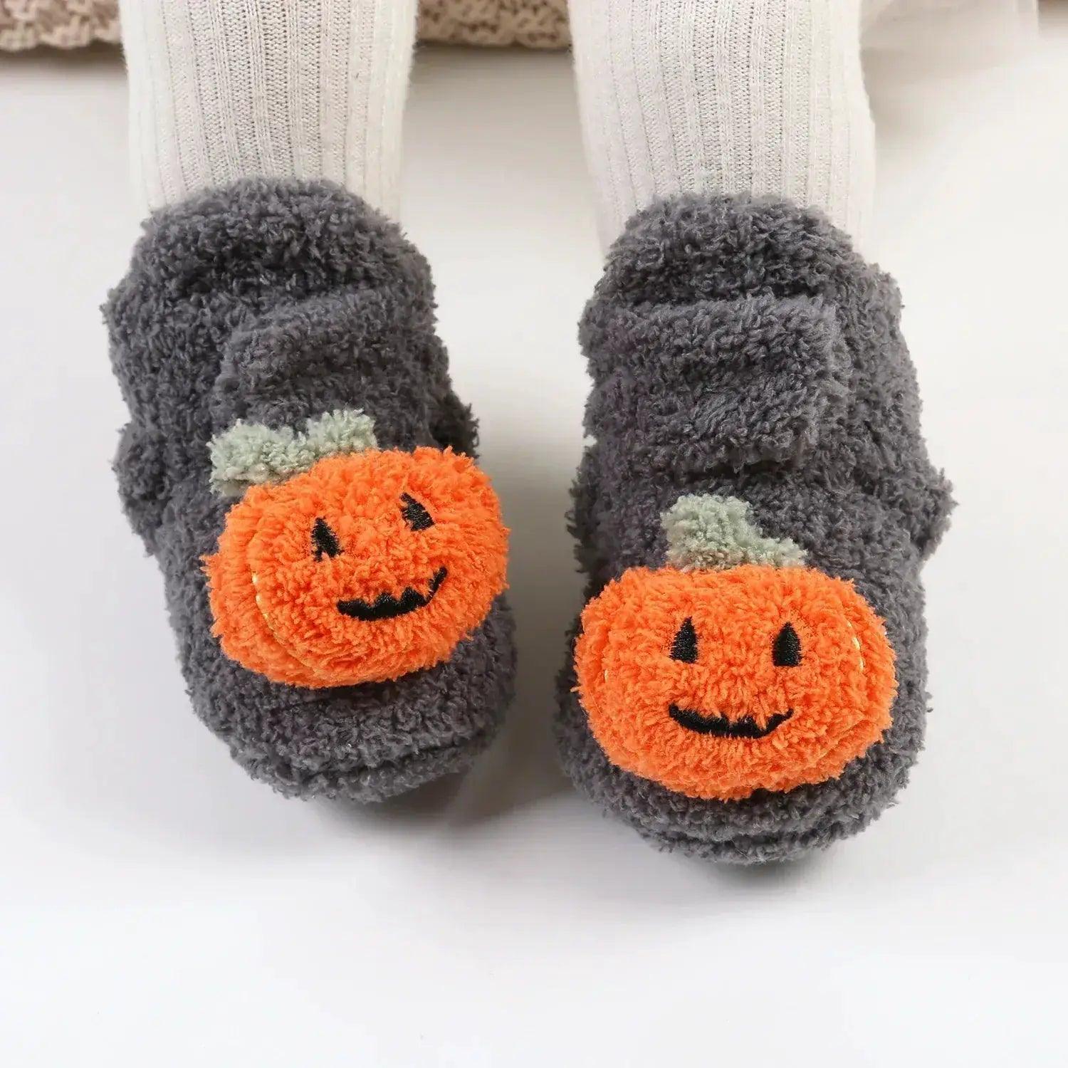  Baby Halloween Pumpkin Booties First Walkers Winter -  ToylandEU™