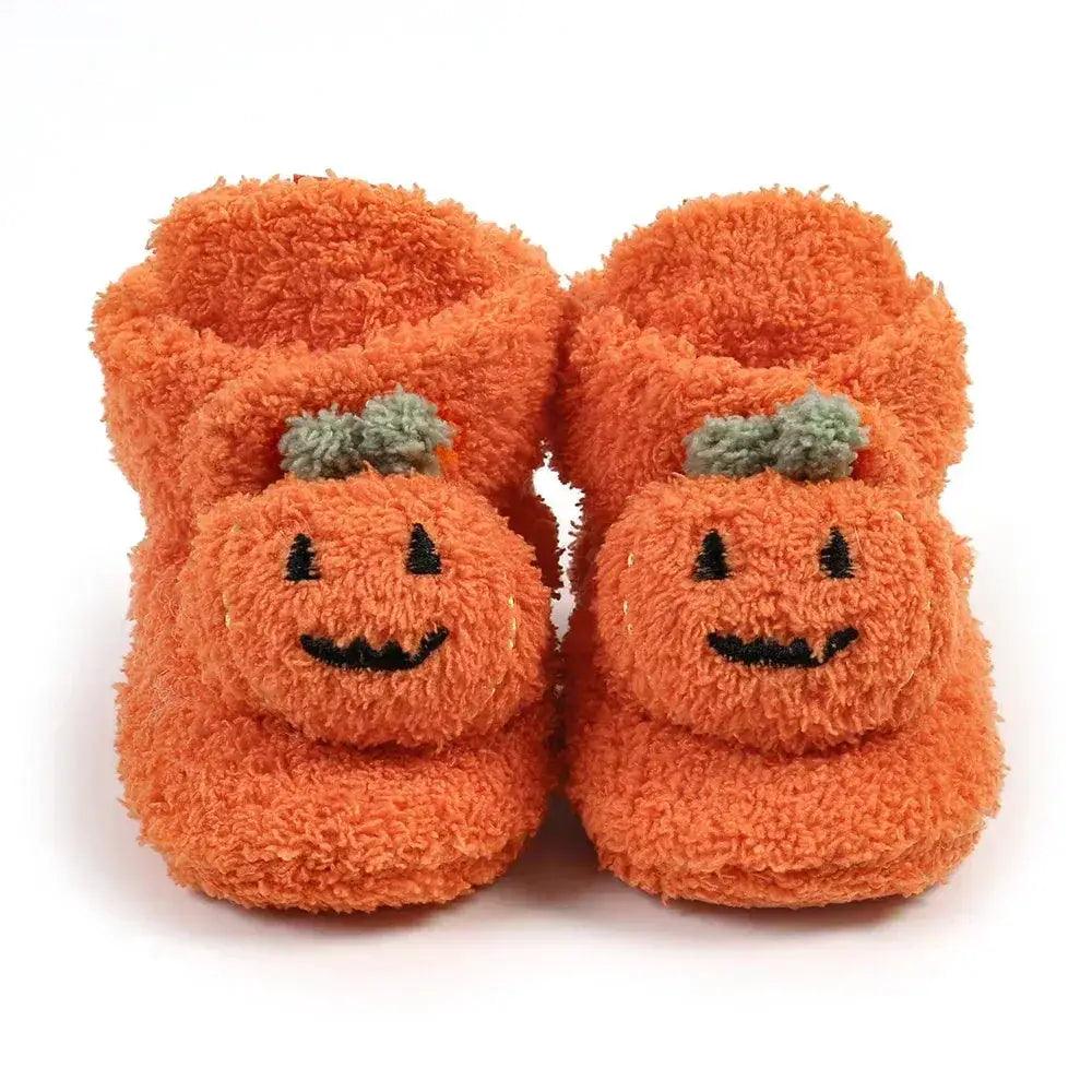  Baby Halloween Pumpkin Booties First Walkers Winter -  ToylandEU™