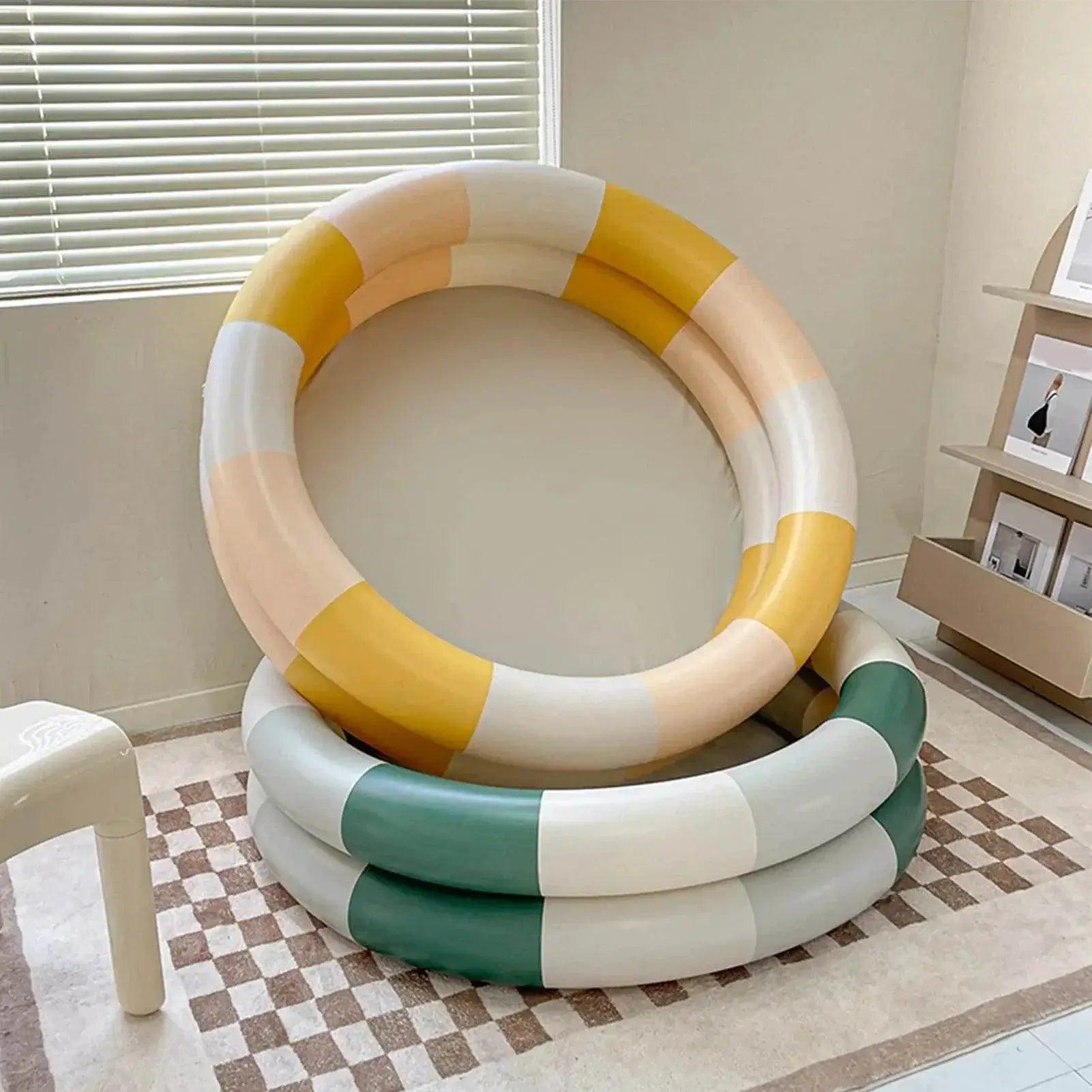  Baby Inflatable Swimming Pool Cute Thickened Retro Blow Up -  ToylandEU™
