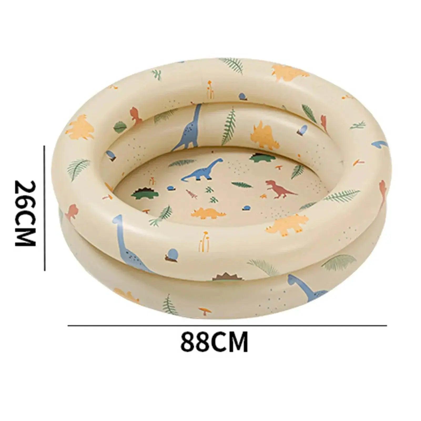  Baby Inflatable Swimming Pool Cute Thickened Retro Blow Up -  ToylandEU™