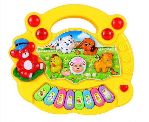 Baby Kids Musical Piano Toys Learning Animal Farm Developmental ToylandEU.com Toyland EU