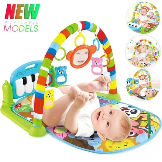  Baby Music Activity Gym Rug Play Mat Newborn Carpet Pedal Piano Keyboard Infant Fitness Rack Playmat Crawling Game Pad Toys Gift -  ToylandEU™