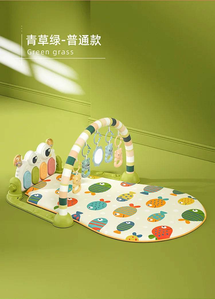 Baby Music Rack Play Mat Puzzle Carpet with Piano Keyboard Infant Playmat Gym Crawling Activity Rug Toys for 0-12 Months Gifts - ToylandEU