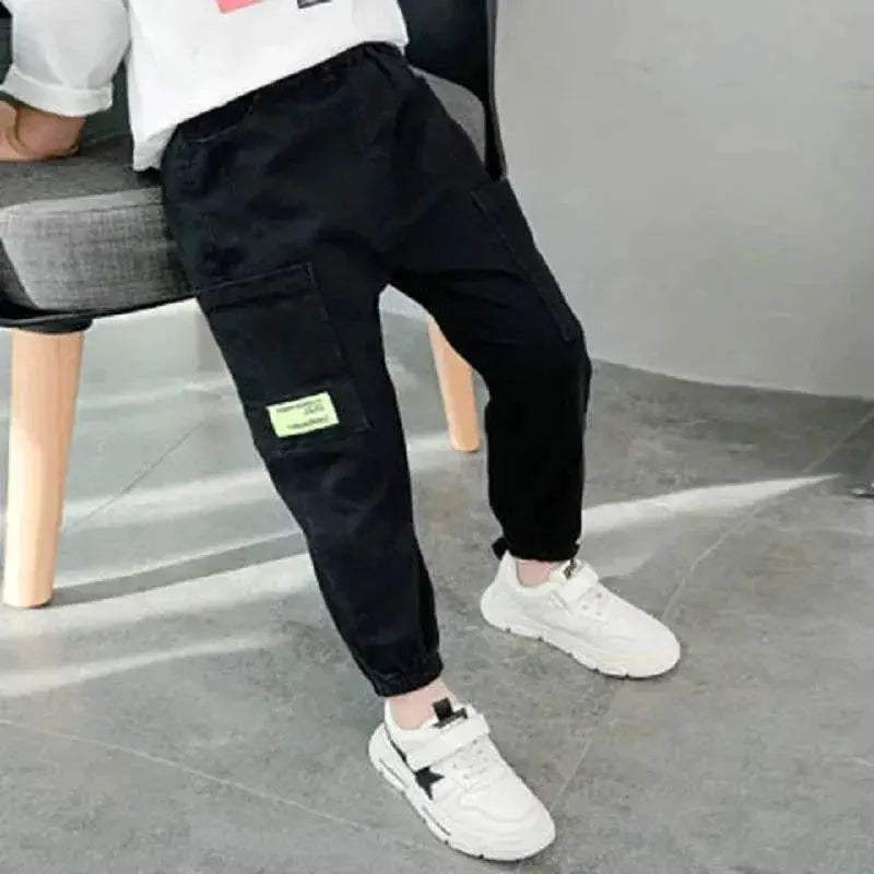 Baby Pants Boy Loose Harem Pants Cotton and Linen Style - ToylandEU
