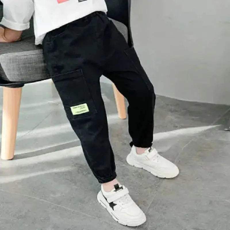 Baby Pants Boy Loose Harem Pants Cotton and Linen Style - ToylandEU