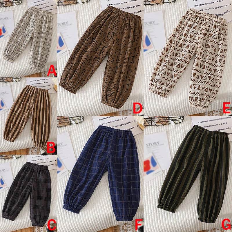 Baby Pants Boys Girls Newborn Toddlers Soft Casual Trousers - ToylandEU