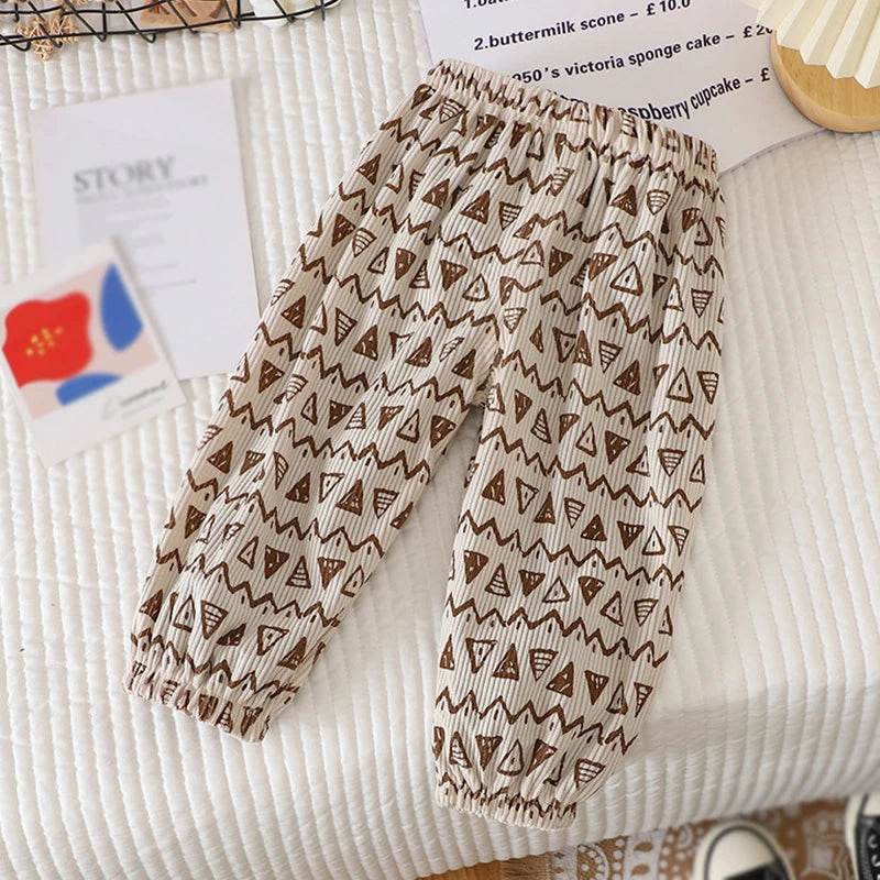 Baby Pants Boys Girls Newborn Toddlers Soft Casual Trousers - ToylandEU