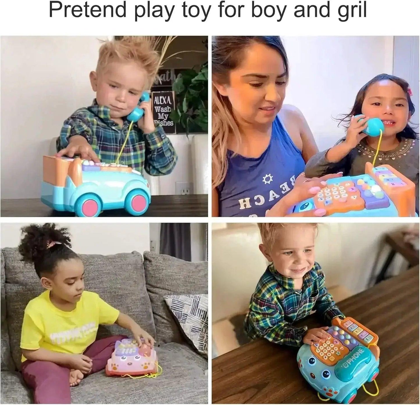  Baby Phone Toy Walkie Talkie Interactive Piano Music -  ToylandEU™