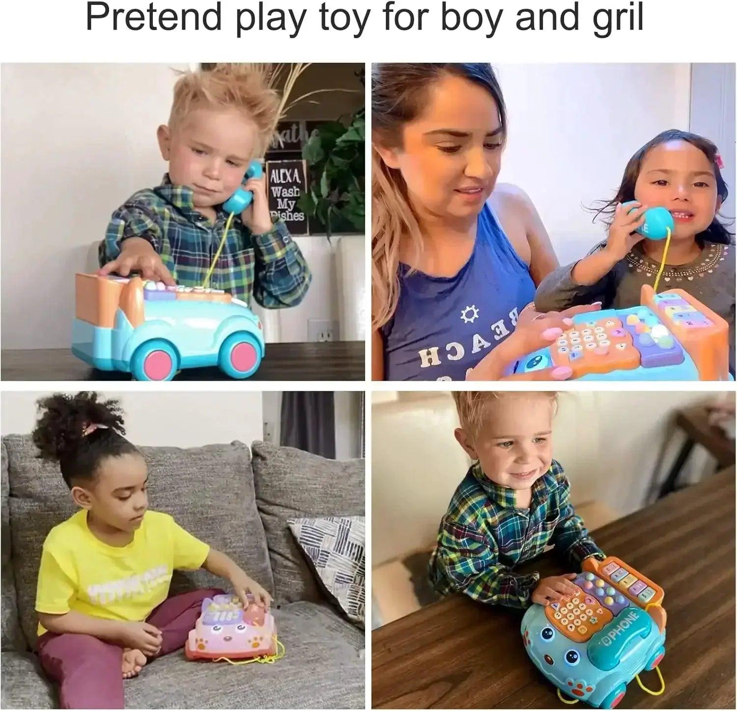  Baby Phone Toy Walkie Talkie Interactive Piano Music -  ToylandEU™