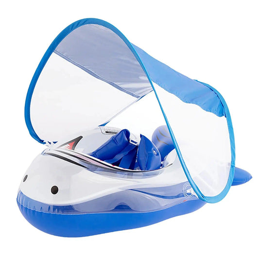  Baby Pool Float Shark Ring Head Support Anti Slip -  ToylandEU™