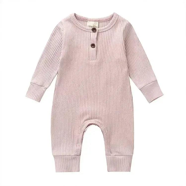  Baby Romper Breathable Cotton Unisex Gentle Long Sleeve -  ToylandEU™