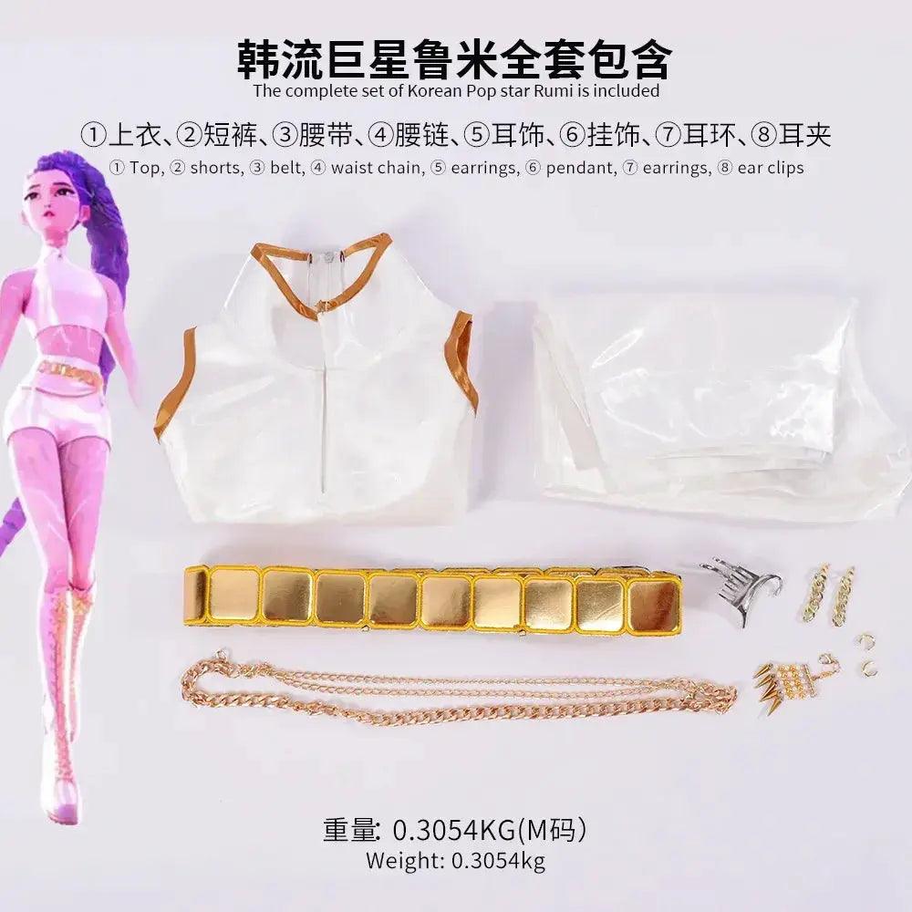  Demon Hunters Cosplay Wig Set For Kids Costume Premium -  ToylandEU™