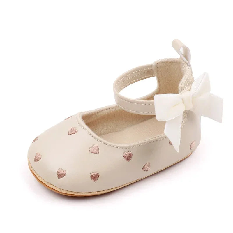 Baby Shoes Bowknot Anti Slip Prewalking Sandals Newborn Girls - ToylandEU