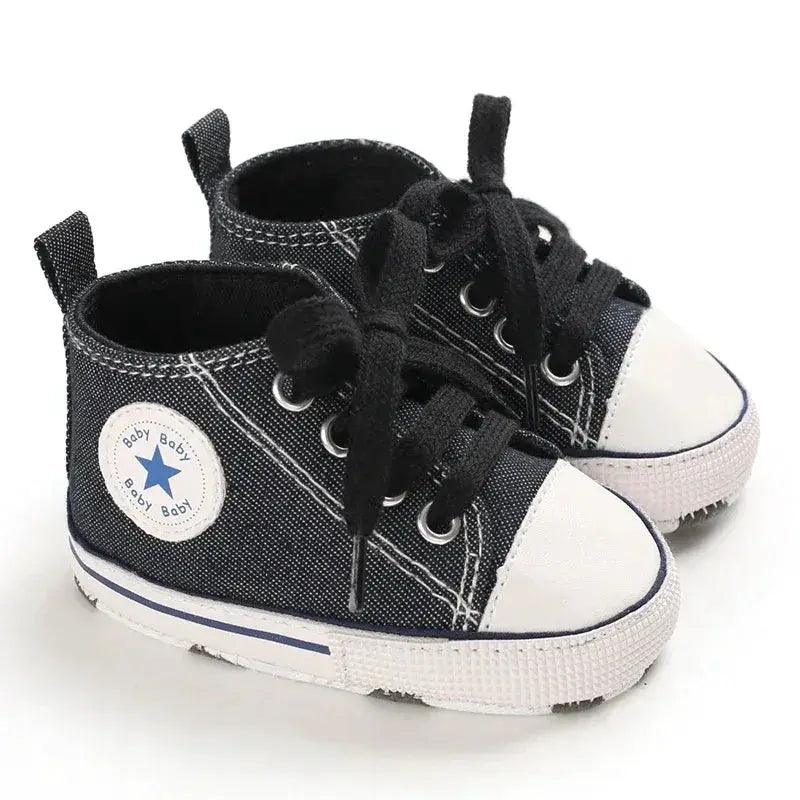 Baby Shoes First Walkers Anti Slip Star Print Girls -  ToylandEU™