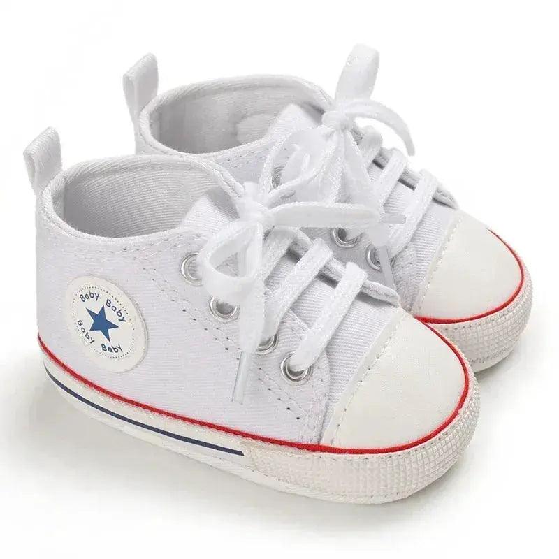  Baby Shoes First Walkers Anti Slip Star Print Girls -  ToylandEU™