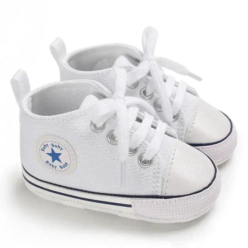  Baby Shoes First Walkers Anti Slip Star Print Girls -  ToylandEU™
