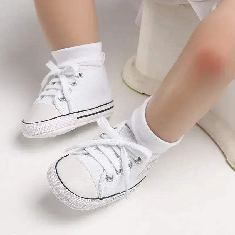  Baby Shoes First Walkers Anti Slip Star Print Girls -  ToylandEU™